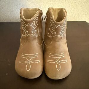 Little Love Bug leather cowboy boots Toddler size 7